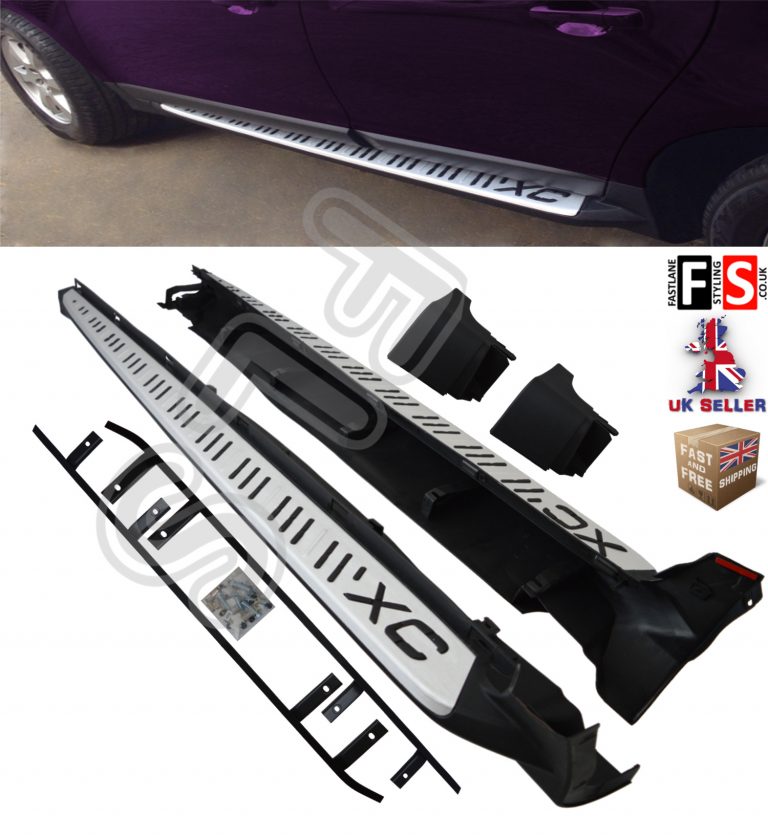 VOLVO XC60 ALUMINIUM SIDE STEPS XC 60 RUNNING BOARD BARS OEM STYLE ...