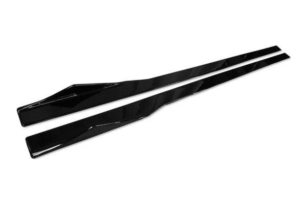 SIDE SKIRTS EXTENSION BLADES GLOSS BLACK FOR BMW 8 SERIES G16 GRAN COUPE 2019+ - Image 2