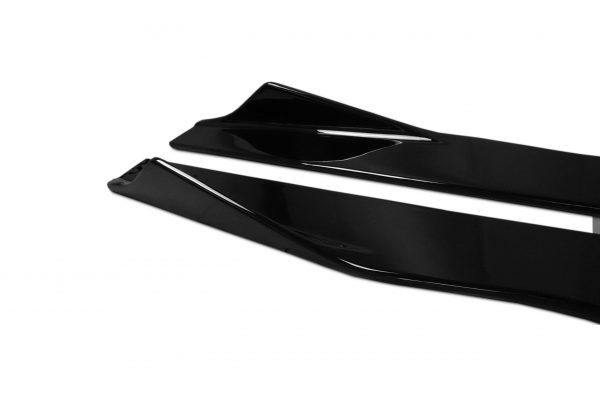 SIDE SKIRTS EXTENSION BLADES GLOSS BLACK FOR BMW 8 SERIES G16 GRAN COUPE 2019+ - Image 4