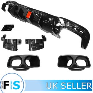 MERCEDES GLE GLS W166 X166 B STYLE REAR DIFFUSER