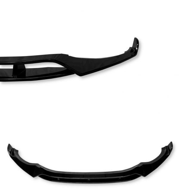 FRONT LIP SPLITTER GLOSS BLACK FOR BMW X3 G01 AND X4 G02 M-SPORT PRE-LCI 18-21 - Image 3