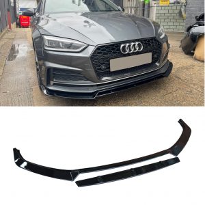 AUDI A5 S-LINE 2 PCs S5 STYLE FRONT BUMPER LIP SPLITTER