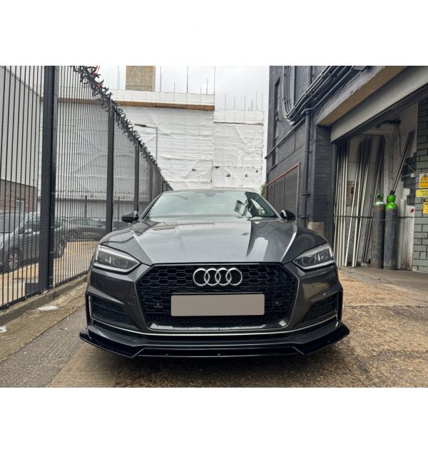 AUDI A5 S-LINE 2 PCs S5 STYLE FRONT BUMPER LIP SPLITTER - Image 4