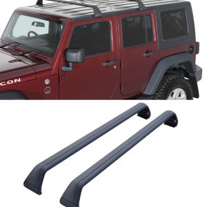 ALUMINIUM CROSS BARS SPECIAL OE STYLE BLACK FOR JEEP WRANGLER JK 2007-2017
