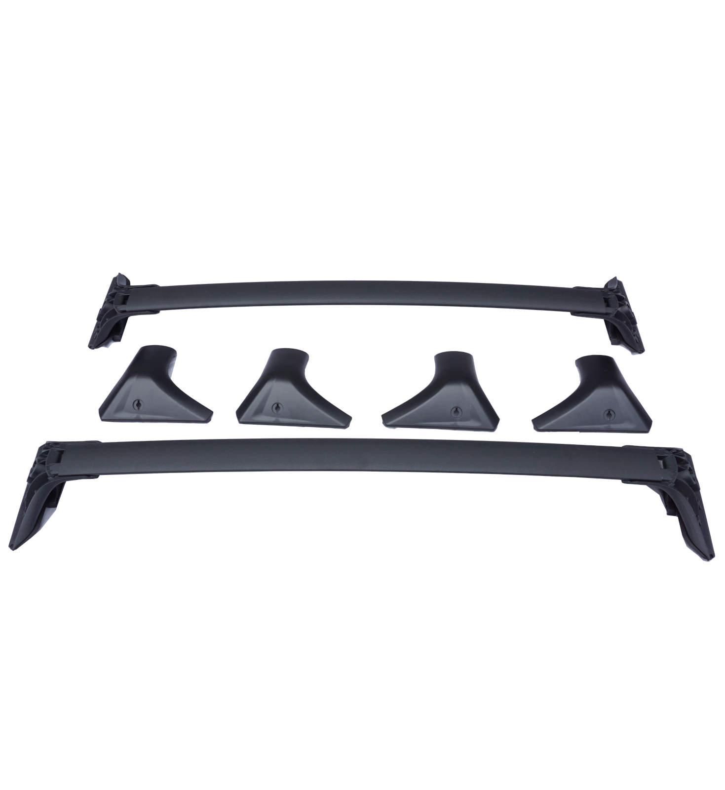 ALUMINIUM ROOF RAILS CROSS BARS RACK BLACK FOR LEXUS RX 2016-2022 - Image 2