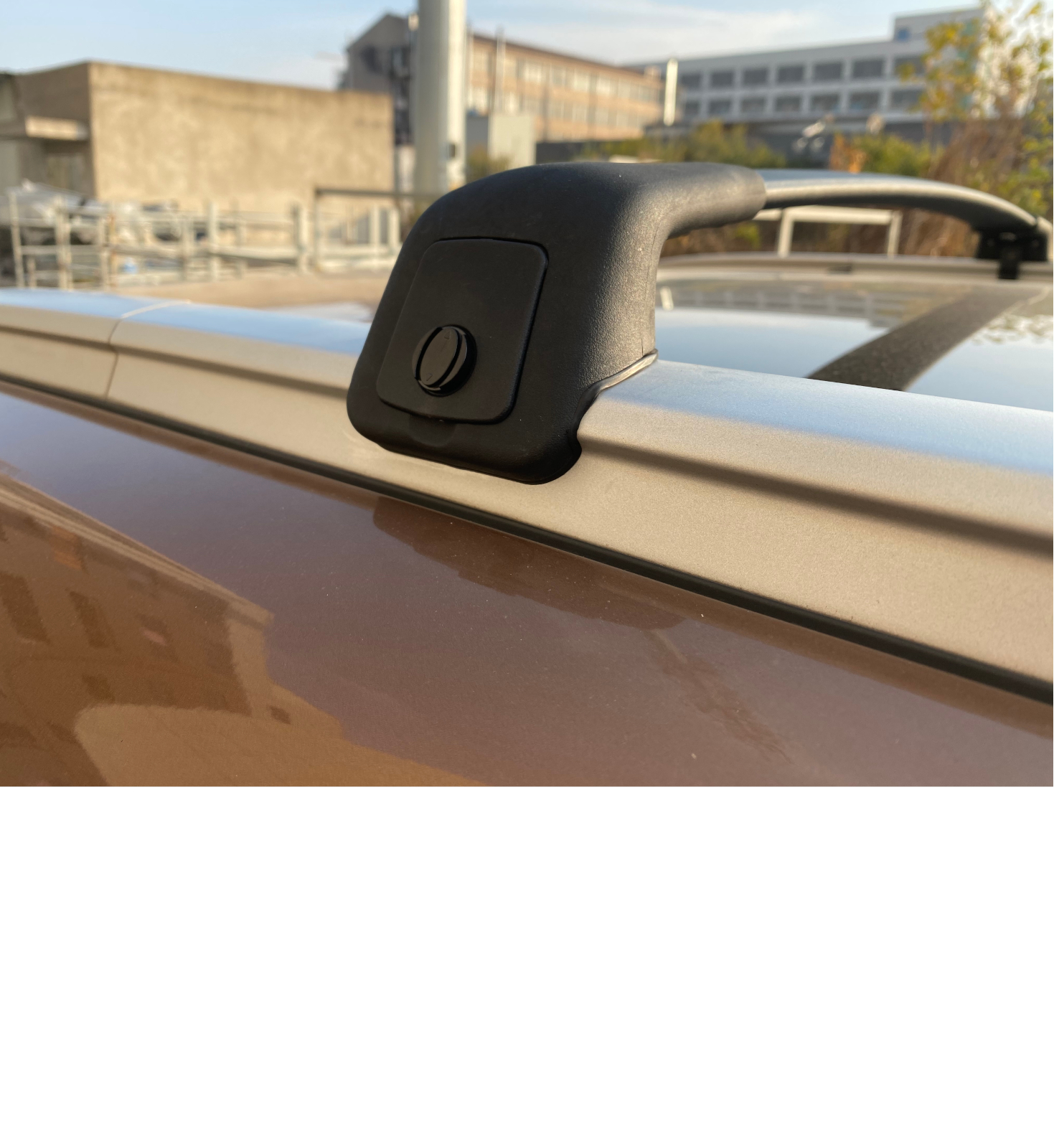 ALUMINIUM ROOF RAILS RACKS CROSS BARS BLACK FOR KIA SPORTAGE 2016+ - Image 2