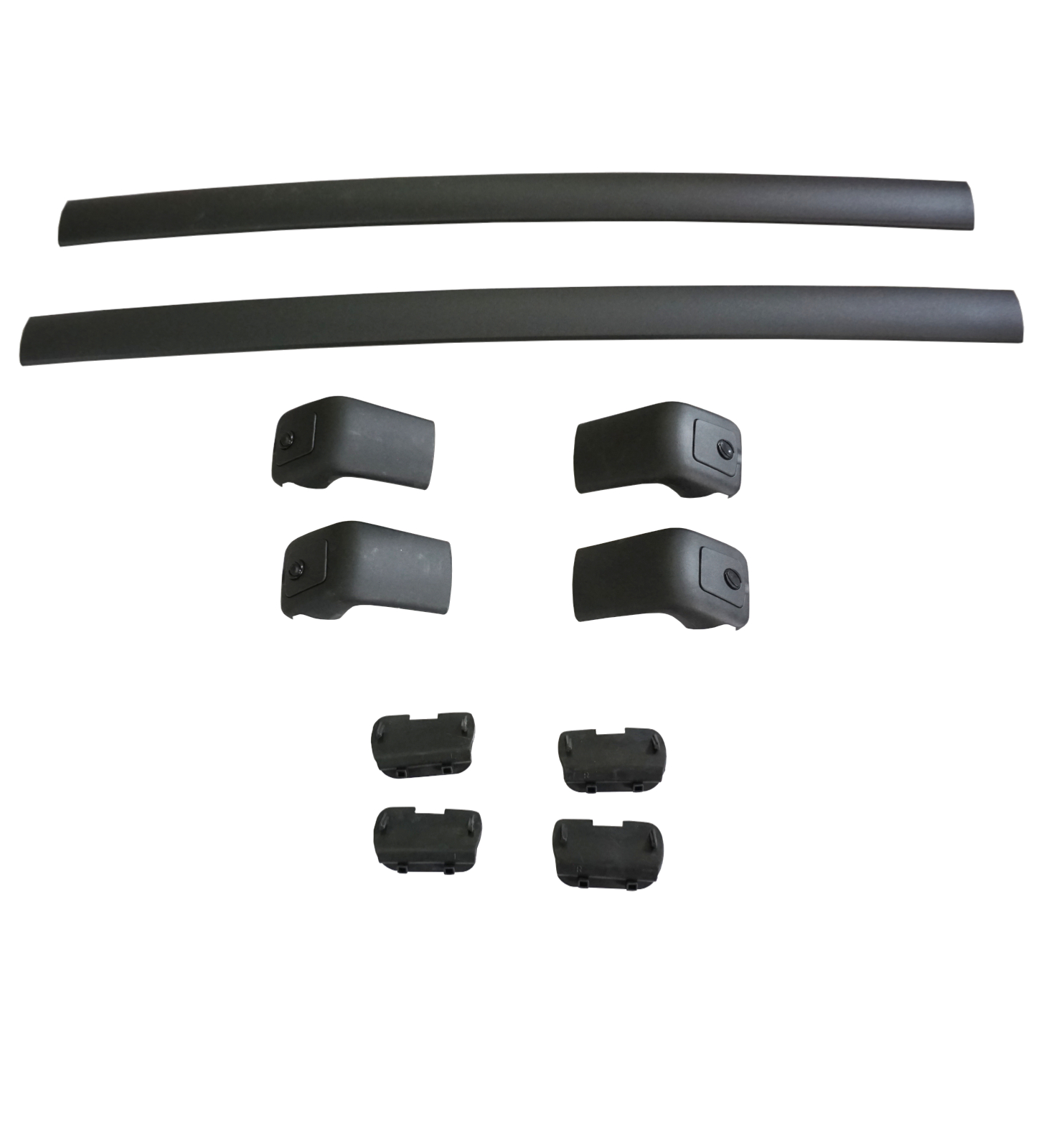 ALUMINIUM ROOF RAILS CROSS BAR RACK BLACK FOR HYUNDAI SANTA FE 2014+ - Image 3
