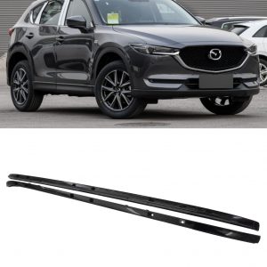 ALUMINIUM ROOF RAILS ROOF BARS BLACK FOR MAZDA CX-5 2ND GENERATION KF 2017+