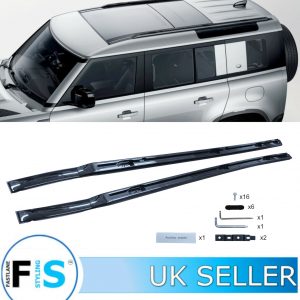 LAND ROVER DEFENDER 110 L663 ALUMINIUM ROOF RAILS BARS