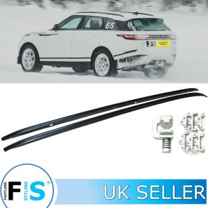 JAGUAR F-PACE BLACK ALUMINIUM ROOF RAILS