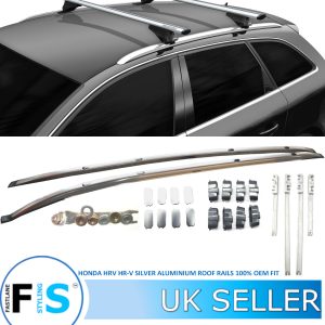 HONDA HRV HR-V RU 2014+ ROOF RAILS BARS ALUMINIUM SILVER