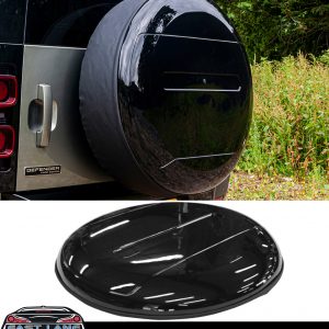 REAR SPARE WHEEL COVER GLOSS BLACK FOR LAND ROVER DEFENDER L663 2020+