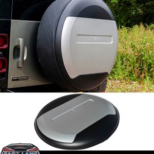 REAR SPARE WHEEL COVER L663 BLACK & SILVER FOR LAND ROVER DEFENDER 2020+