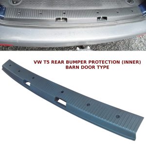 VW T5 TRANSPORTER REAR BUMPER PROTECTOR BARN DOOR BUMPER COVER OEM STYLE