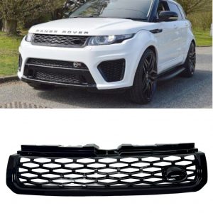 FRONT GRILLE ALL BLACK FOR RANGE ROVER EVOQUE L538 2013-2018