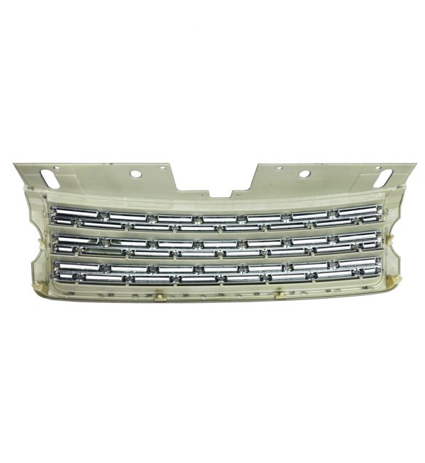 FRONT GRILLE AND FOG COVER SET SILVER AND CHROME FOR RANGE ROVER VOGUE L405 2013 - Image 4