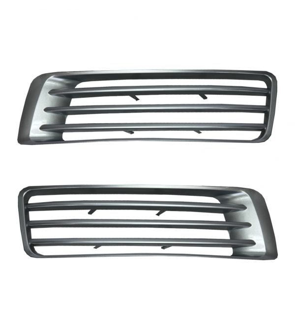 FRONT GRILLE AND FOG COVER SET SILVER AND CHROME FOR RANGE ROVER VOGUE L405 2013 - Image 5