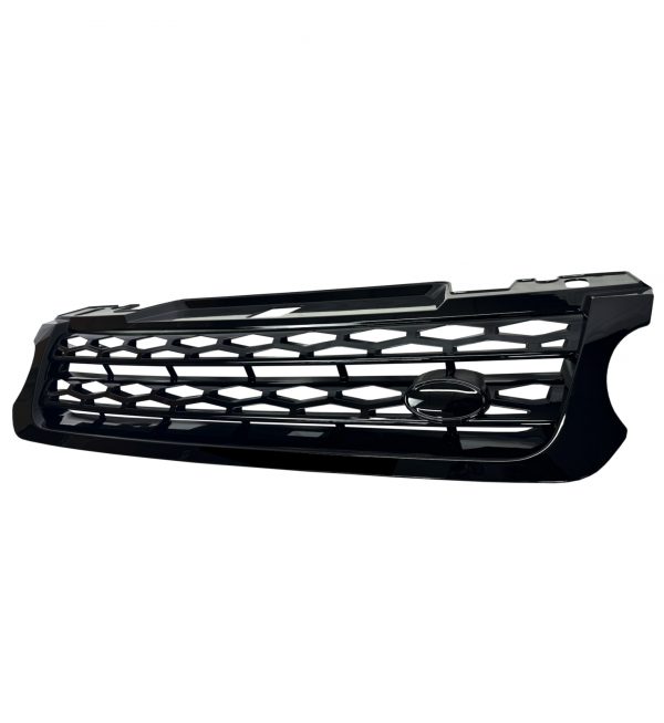 FRONT GRILLE ALL GLOSS BLACK FOR RANGE ROVER SPORT L494 2014+ - Image 2