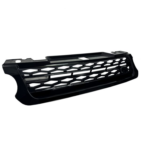 FRONT GRILLE ALL GLOSS BLACK FOR RANGE ROVER SPORT L494 2014+ - Image 3