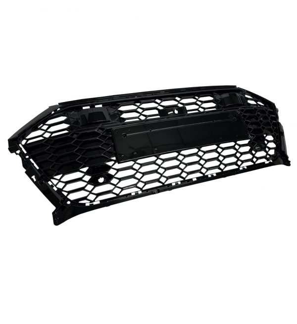 FRONT BUMPER WITH GRILLE BODY KIT RS7 STYLE GLOSS BLACK FOR AUDI A7 4K8 2019+ - Image 4