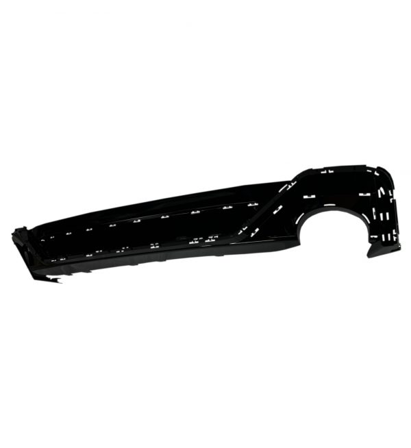 REAR BUMPER DIFFUSER TAILPIPES BODY KIT RS7 STYLE BLACK FOR AUDI A7 4K8 2019+ - Image 4