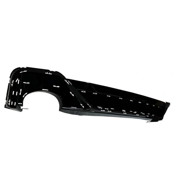 REAR BUMPER DIFFUSER TAILPIPES BODY KIT RS7 STYLE BLACK FOR AUDI A7 4K8 2019+ - Image 5