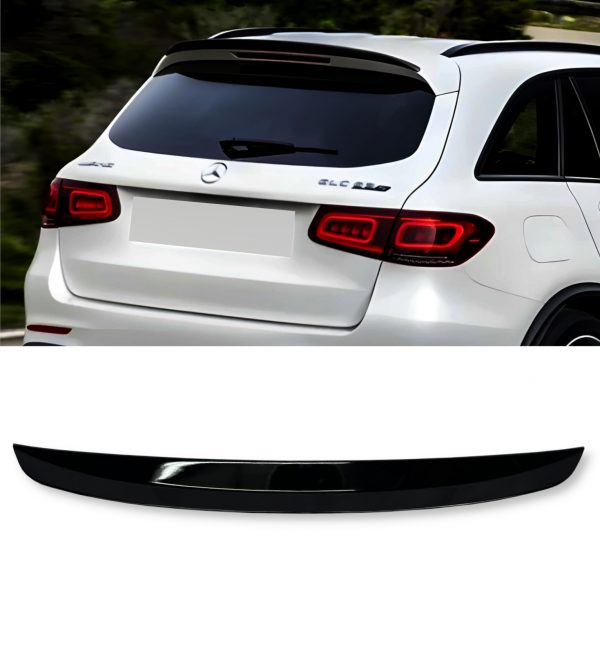 REAR ROOF SPOILER AMG STYLE GLOSS BLACK FOR MERCEDES BENZ GLC X253 SUV 2015+