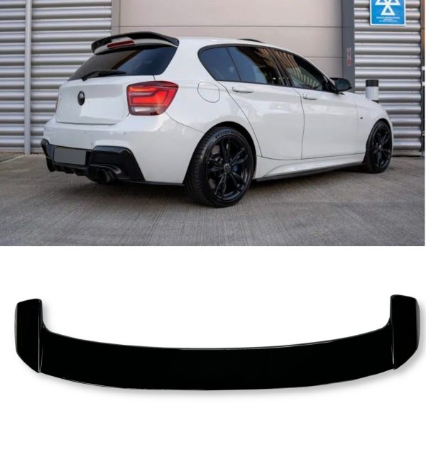 REAR ROOF SPOILER GLOSS BLACK FOR BMW 1 SERIES F20 2011-2018