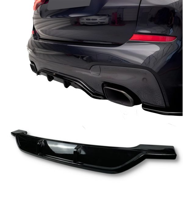 AERO BODY KIT M SPORT STYLE LIP DIFFUSER SKIRTS GLOSS BLACK FOR BMW X3 G01 18-21 - Image 4