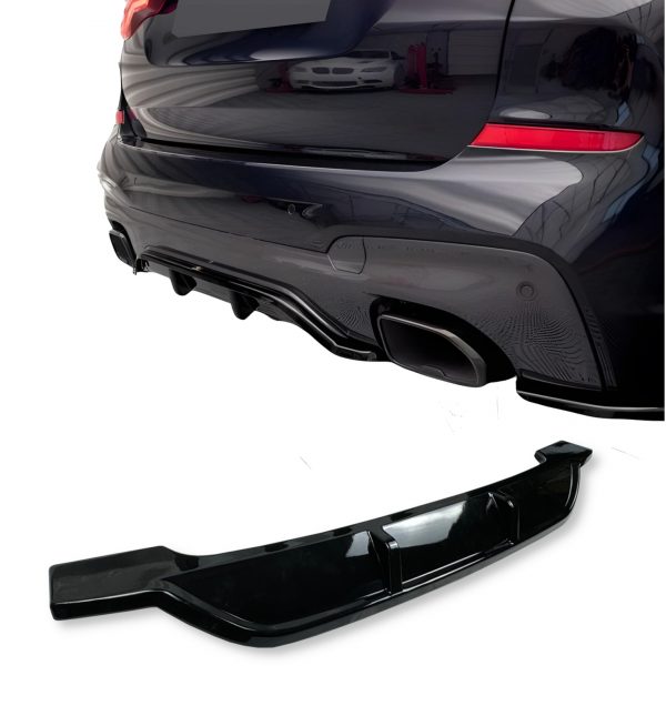 AERO BODY KIT M SPORT STYLE LIP DIFFUSER SKIRTS GLOSS BLACK FOR BMW X3 G01 18-21 - Image 5