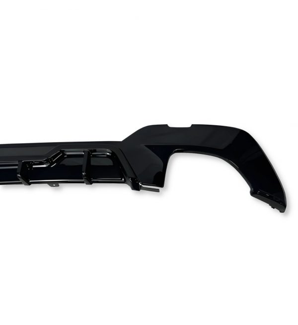 REAR DIFFUSER VALANCE QUAD EXHAUST GLOSS BLACK FOR BMW 3 SERIES G20 G21 2018-2021 - Image 5