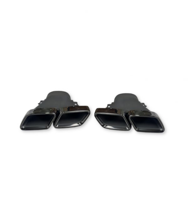 REAR DIFFUSER BLACK TIPS GLC63 STYLE BLACK FOR MERCEDES BENZ GLC X253 2016-2019 - Image 4