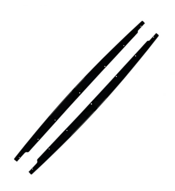 SIDE SKIRT EXTENSION BLADES GLOSS BLACK FOR BMW 3 SERIES E92 E93 M3 2007-2013 - Image 2