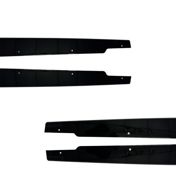 SIDE SKIRT EXTENSION BLADES GLOSS BLACK FOR BMW 3 SERIES E92 E93 M3 2007-2013 - Image 3