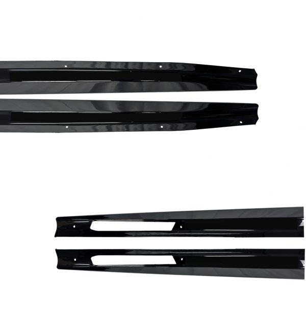 SIDE SKIRT EXTENSION BLADES GLOSS BLACK FOR BMW 4 SERIES G22 G23 2-DOOR 2020+ - Image 3