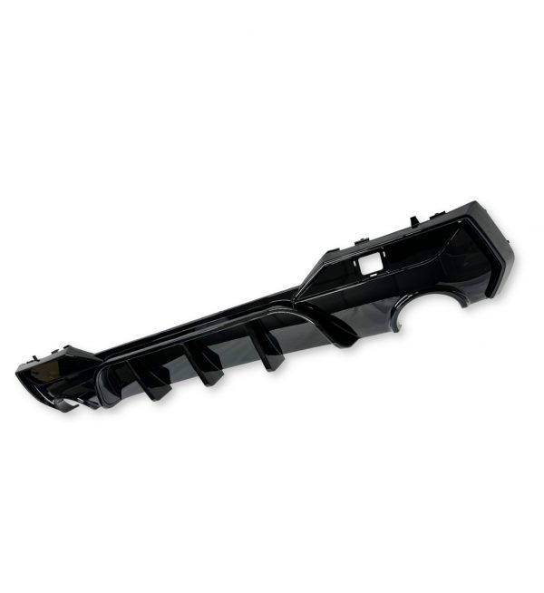 REAR DIFFUSER DUAL EXIT GLOSS BLACK FOR BMW 4 SERIES G22 G23 2-DOOR 2020+ - Image 3