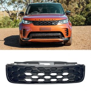 FRONT GRILLE DYNAMIC 2020 LOOK GLOSS BLACK FOR LAND ROVER DISCOVERY 5 L462 2017+