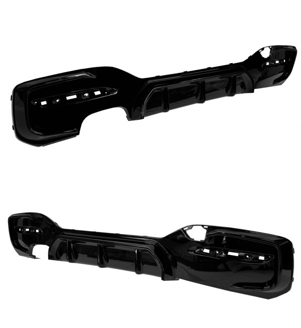 FRONT & REAR M PERFORMANCE BODY KIT GLOSS BLACK FOR BMW 1 SERIES F20 F21 LCI 2015-2019 - Image 2