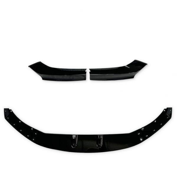 FRONT SPLITTER M PERFORMANCE BODY KIT GLOSS BLACK FOR BMW 2 SERIES F22 F23 - Image 2