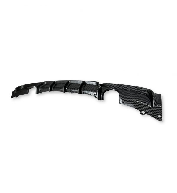 REAR DIFFUSER VALANCE M PERFORMANCE STYLE CARBON LOOK FOR BMW 3 SERIES F30 F31 - Image 3