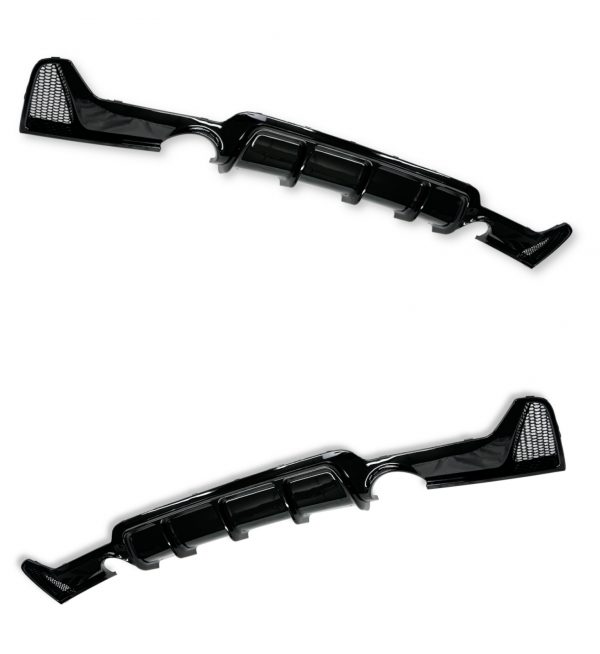 FRONT LIP SPLITTER M PERFORMANCE KIT GLOSS BLACK FOR BMW 4 SERIES F32 2013-2020 - Image 3