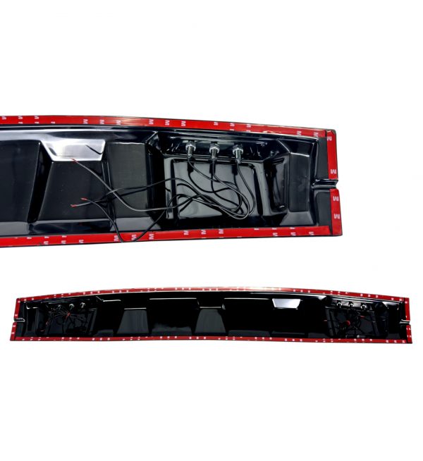 FRONT ROOF LIGHT WITH LED LIGHTS MATTE BLACK FOR FORD RANGER WILDTRAK T9 2022+ - Image 5