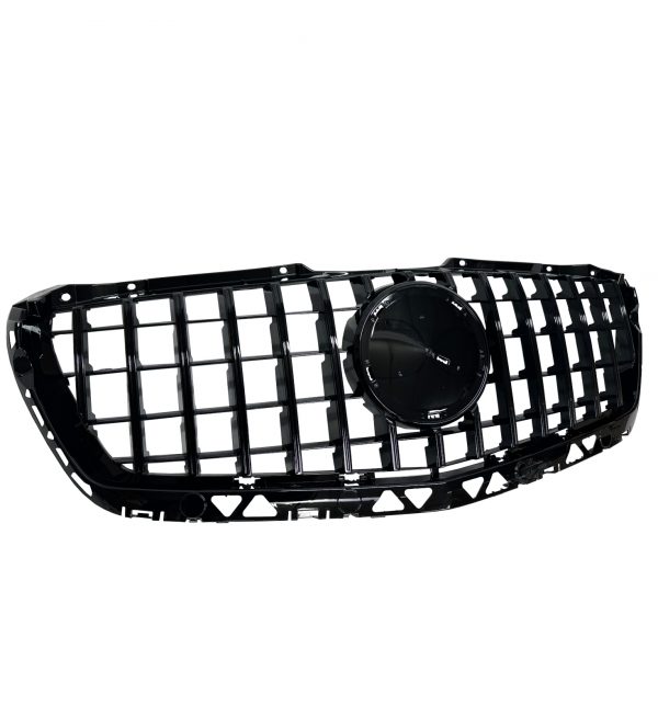 FRONT GRILLE GT STYLE GLOSS BLACK FOR MERCEDES SPRINTER W906 2014-2017 - Image 2