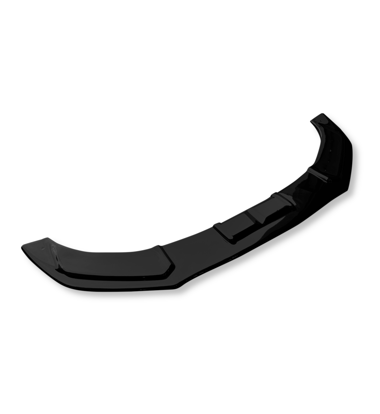 FRONT SPLITTER LIP GLOSS BLACK FOR AUDI TT MK2 8J TT RS 2009-2013 - Image 2