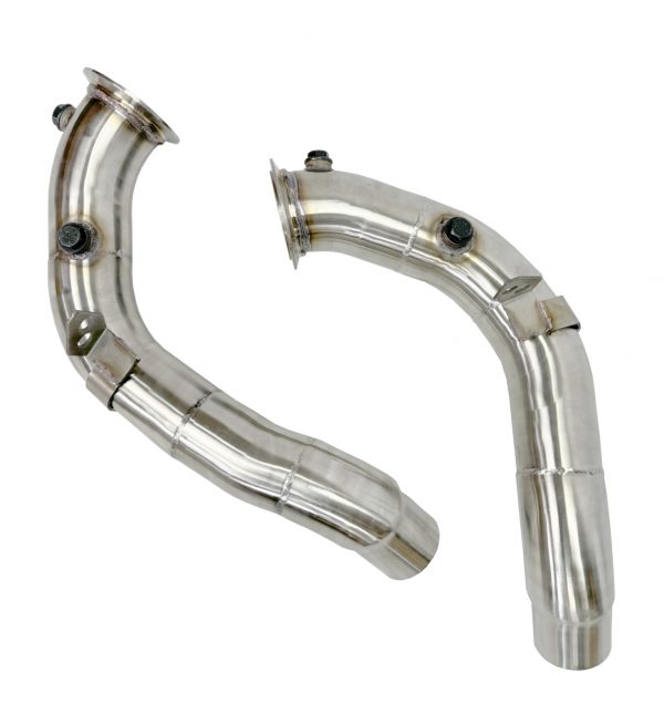 DECAT DOWNPIPE STAINLESS STEEL FOR BMW 5 SERIES F10 M5 6 SERIES F06 F12 F13 M6