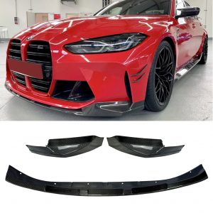 FRONT LIP SPLITTER REAR CARBON FOR BMW 3 SERIES M3 G80 AND 4 SERIES M4 G82 COUPE