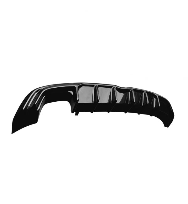 REAR DIFFUSER GLOSS BLACK FOR SEAT LEON MK3 FR FACELIFT 2017-2019 - Image 2