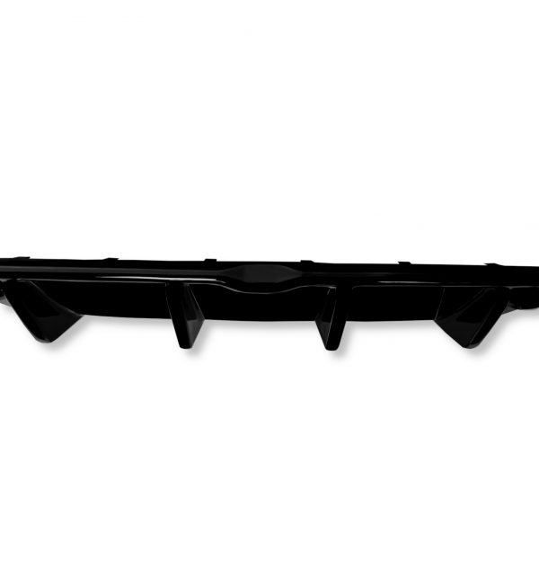 REAR DIFFUSER GLOSS BLACK FOR AUDI A3 S3 SALOON 8V PRE-FACELIFT 2013-2016 - Image 6