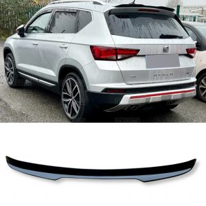 REAR SPOILER ROOF SPOILER WING GLOSS BLACK FOR SEAT ATECA MK1 2018+