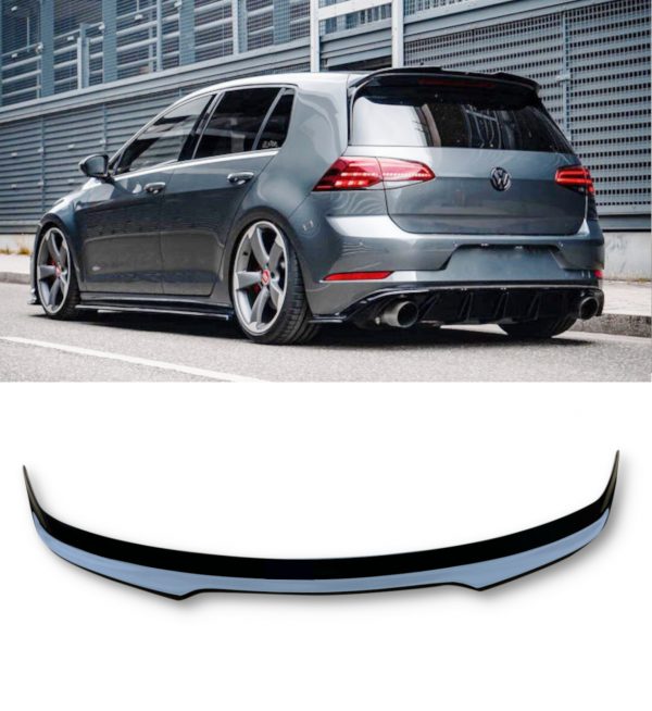 REAR ROOF SPOILER GLOSS BLACK FOR VW GOLF MK7 MK7.5 GTI/R/R-Line 2013-2020
